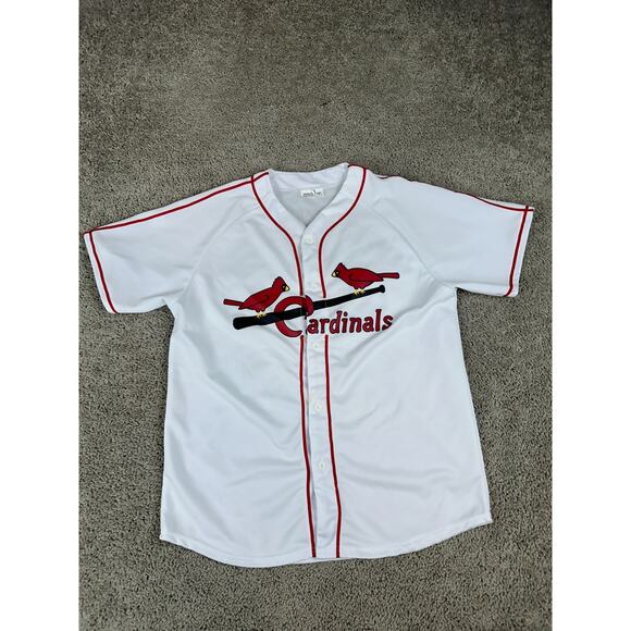 St Louis Cardinals Jersey Mens XL White Stan Musial #6 Match Up MLB Baseball - Picture 2 of 12